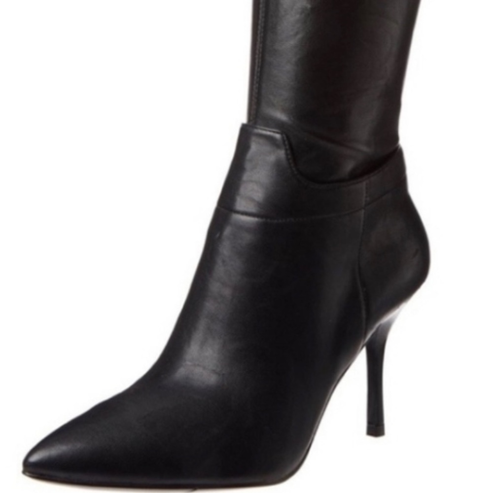 Nine West Pointy Tall Black Boot size 6